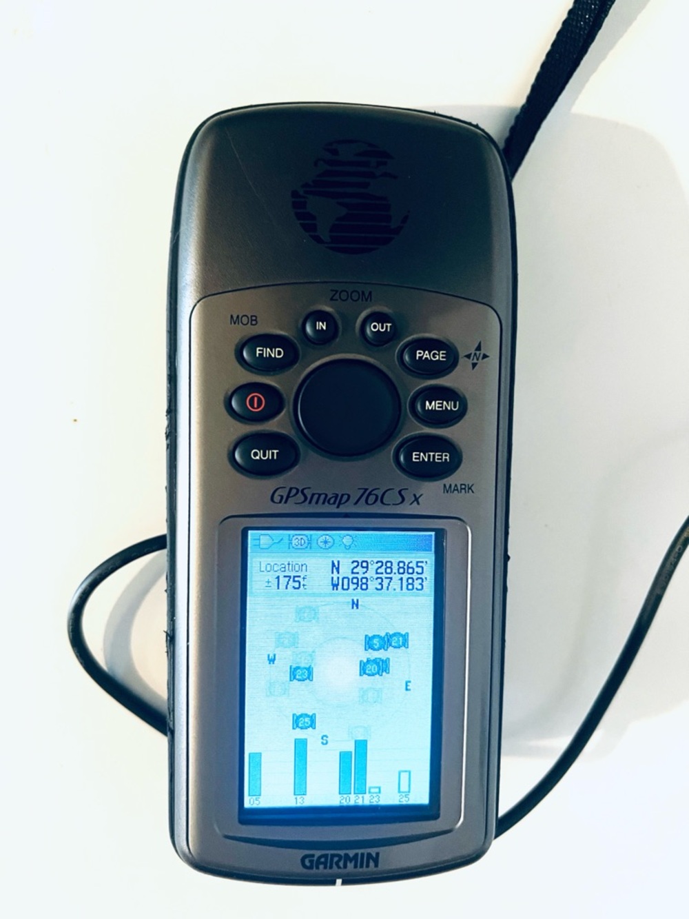 Garmin GPSmap 76CSx Handheld GPS - Gray and Black Working Perfect